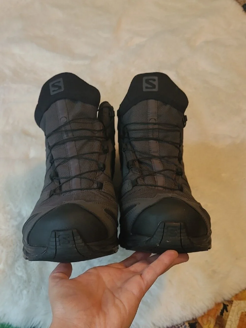 Salomon X Force Mid Gore Tech Tactical Men's Gray Mid-Top Hiking Boots 14.5